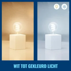 WiZ Slimme LED-Lamp E27 40W Filament A60 Gekleurd en Wit Licht Transparant