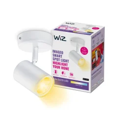 WiZ Slimme LED-Opbouwspot Draaibaar 5W Warm tot Koelwit Licht Imageo Wit