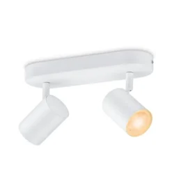 WiZ Slimme LED-Opbouwspot Draaibaar 5W Gekleurd en Wit Licht Imageo Wit