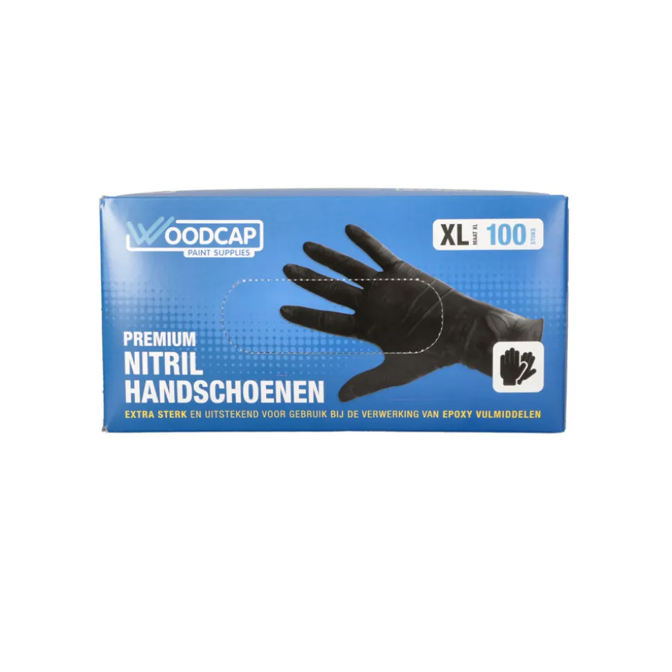 Woodcap Nitril Handschoenen XL 100st