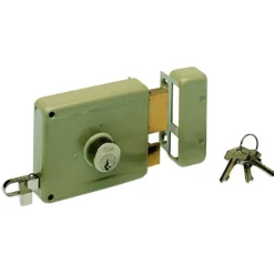 Yale Oplegvoordeurslot 635 Staal Met Vaste Cilinder 50mm Links