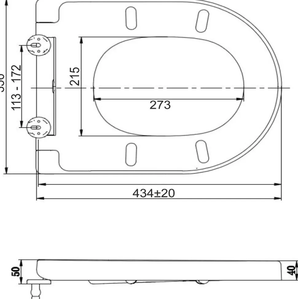 Zahara Toiletzitting Softclose en Quick Release Glanzend Wit
