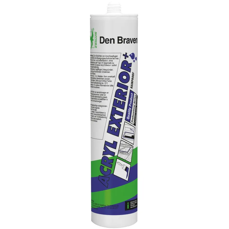 Zwaluw Acrylaatkit Acryl Exterior+ Wit 310ml